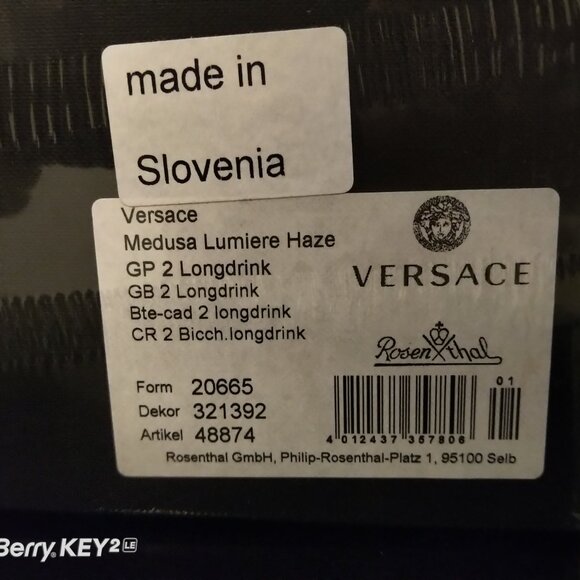 Neiman's Authentic NIB's Versace HomeSet Candelabra Journal Wine Stopper Pillows - Picture 16 of 16